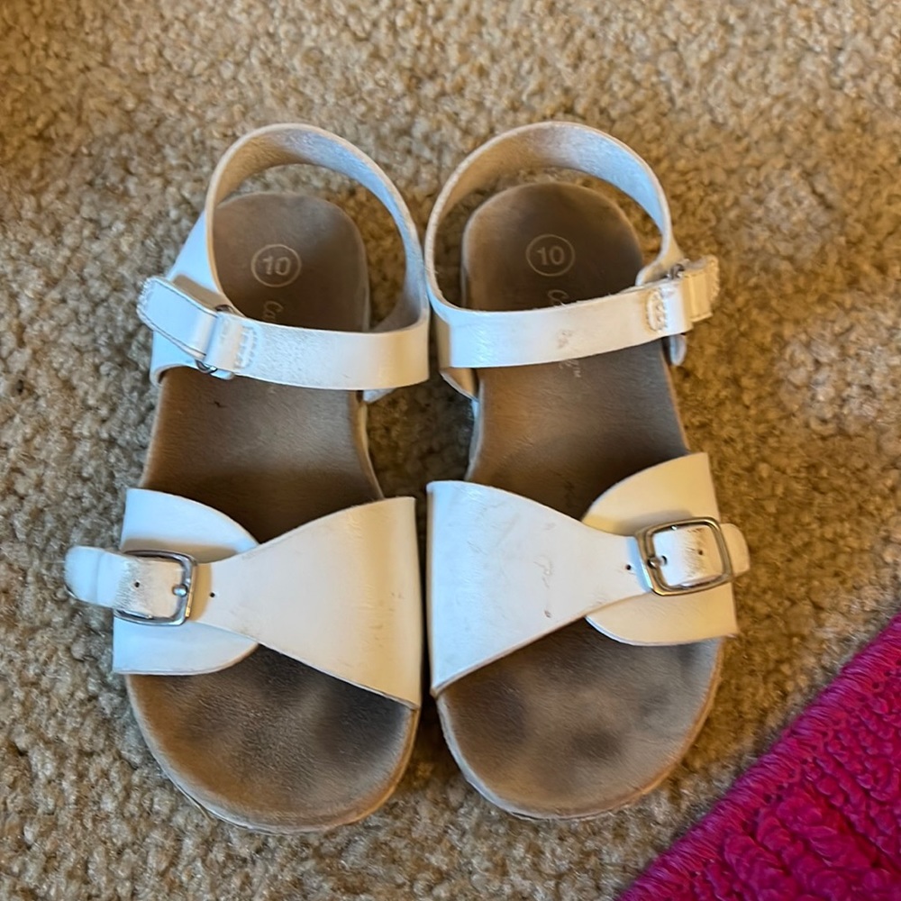 White sandal